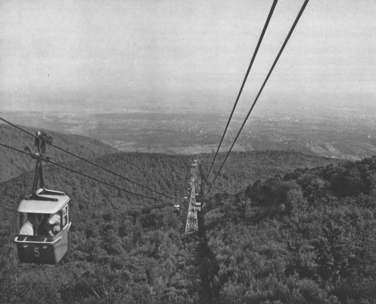 Sljeme. Žičara 1960-ih godina